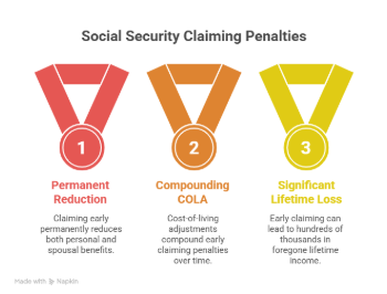 Social Security claiming penalties illustration